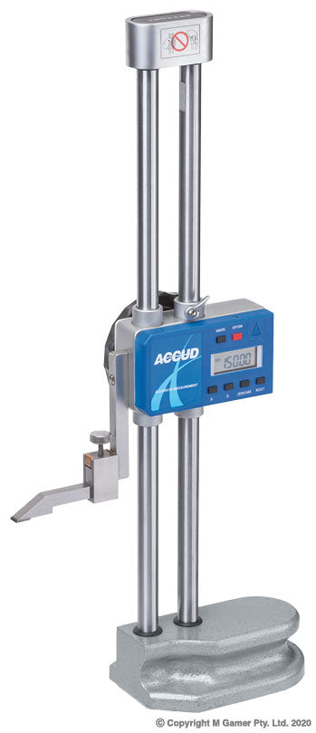Accud - 0-600mm/0-24" Digital Height Gauge | AC-182-024-11