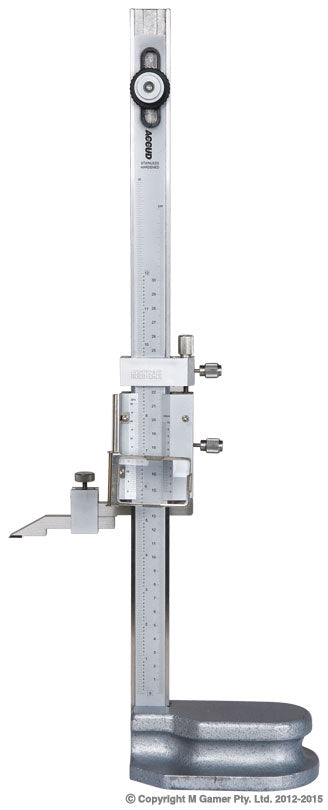 Accud - 0-300mm/0-12" Vernier Height Gauge | AC-186-012-11