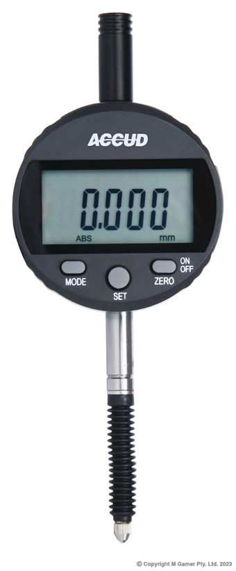 Accud - 0-12.7/0.5" Ip65 Waterproof Dial Indicator | AC-213-010-01