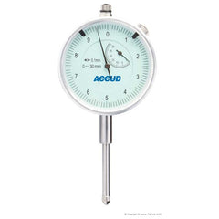Accud - 10mm Dial Indicator (Lug Back) | AC-230-010-11