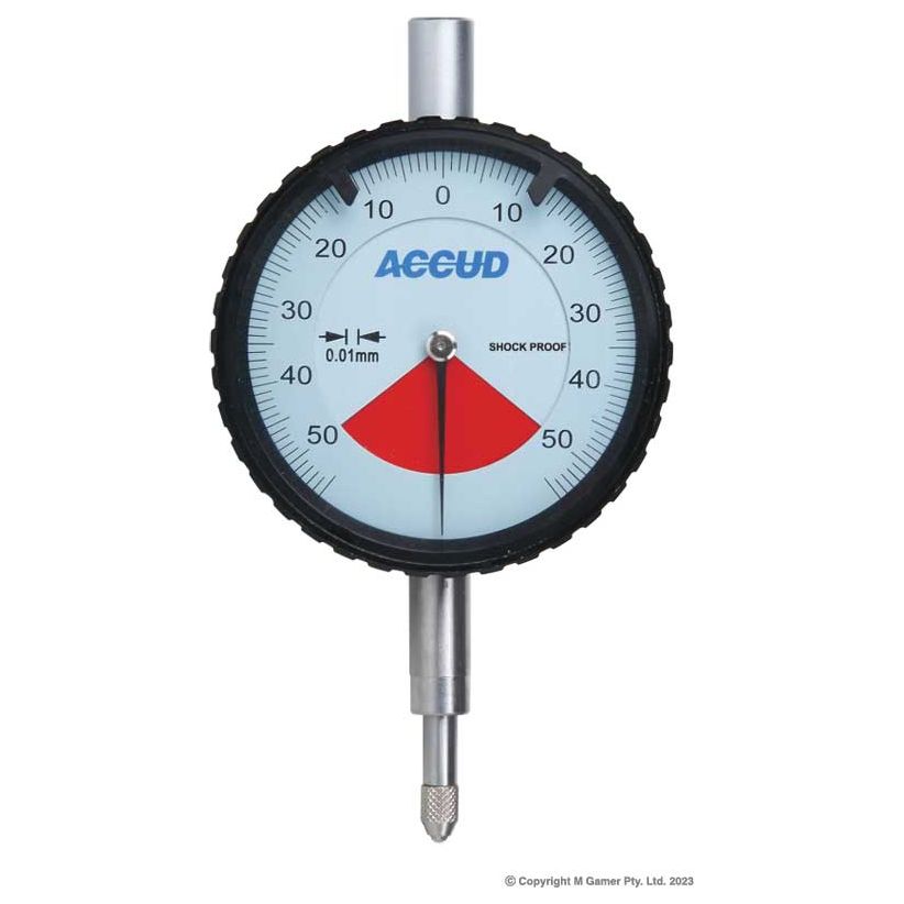 Accud - 1mm One Revolution Dial Indicator, Lug Back | AC-232-001-11