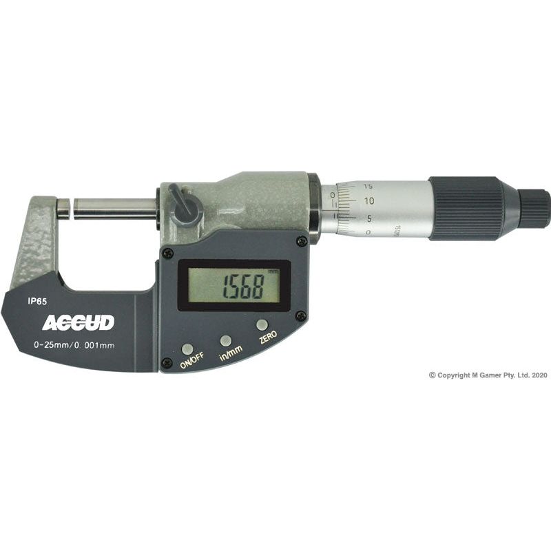 Accud - 75-100mm Digital Outside Micrometer IP65 | AC-313-004-02