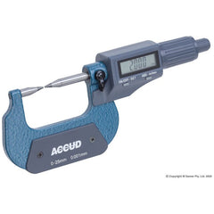 Accud - 0-25mm/0-1" Digital Point Micrometer | AC-317-001-03