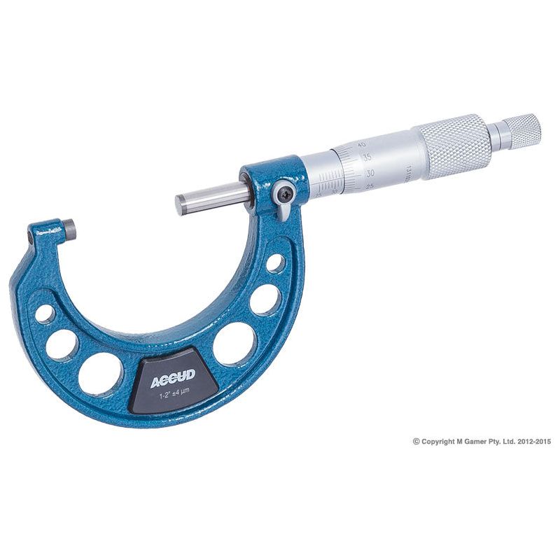 Accud - 1-2" Outside Micrometer | AC-324-002-01