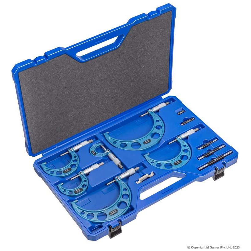 Accud - 0-6" Outside Micrometer Set (6pc.) | AC-324-006-06