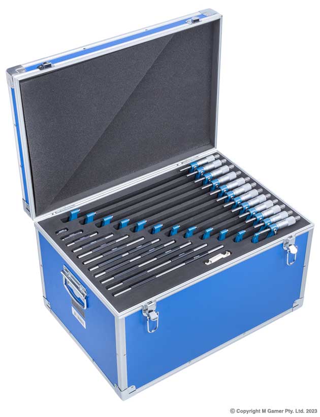 Accud - 0-12" Outside Micrometer Set | AC-324-012-12