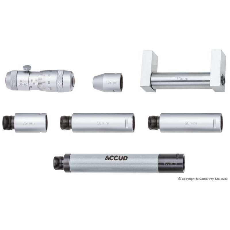 Accud - 50-1000mm Tubular Inside Micrometer | AC-352-040-01