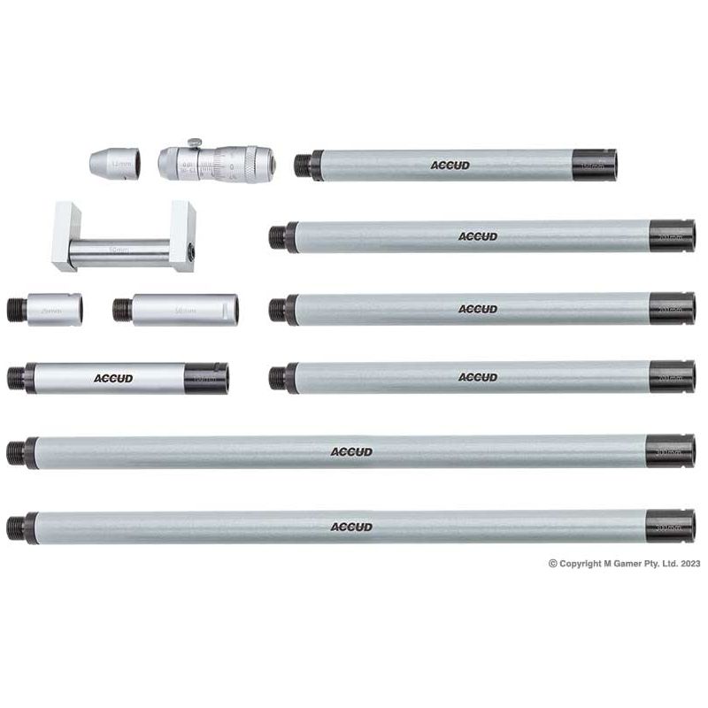Accud - 50-1500mm Tubular Inside Micrometer | AC-352-060-01