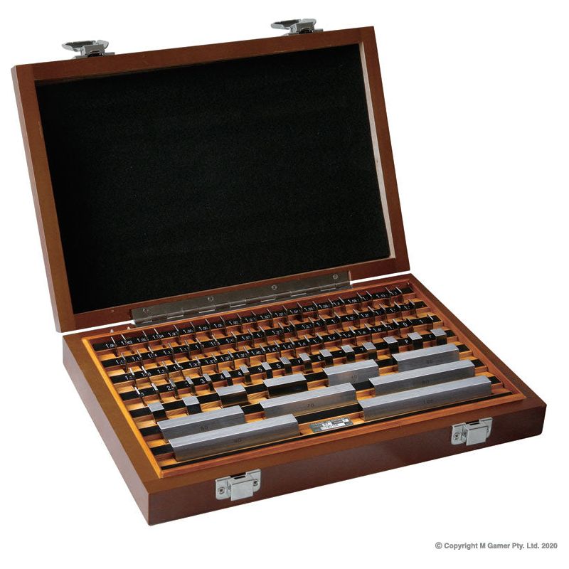 Accud - 8pcs Steel Gauge Block Set, Iso3650 Grade 2 | AC-512-008-02