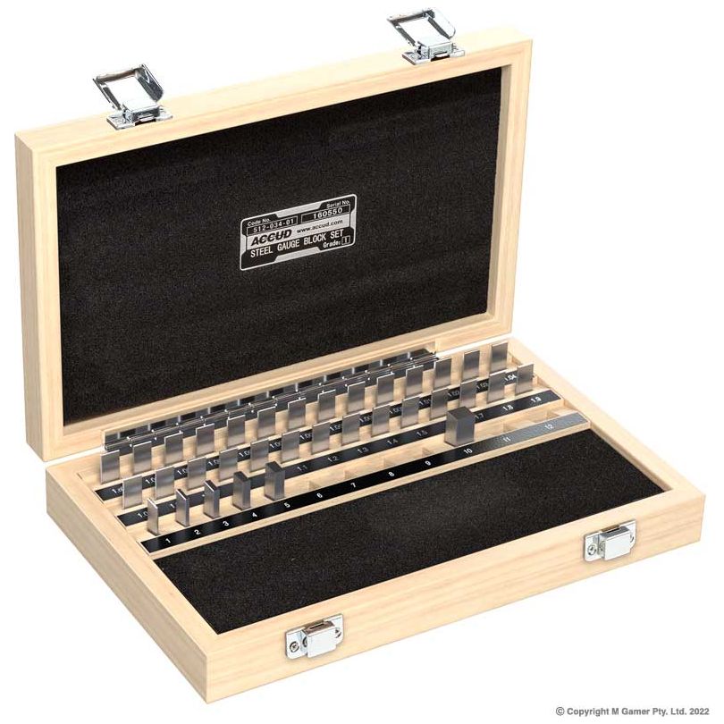 Accud - 34pc. Gauge Block Set Grade 1 | AC-512-034-01