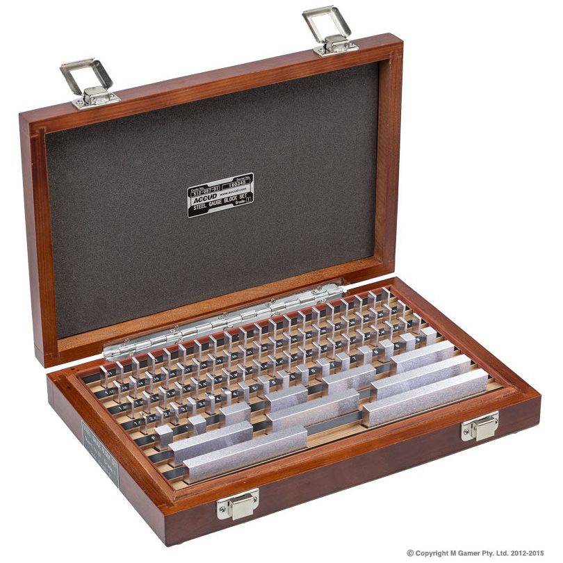 Accud - 87pc. Gauge Block Set Grade 1 | AC-512-087-01