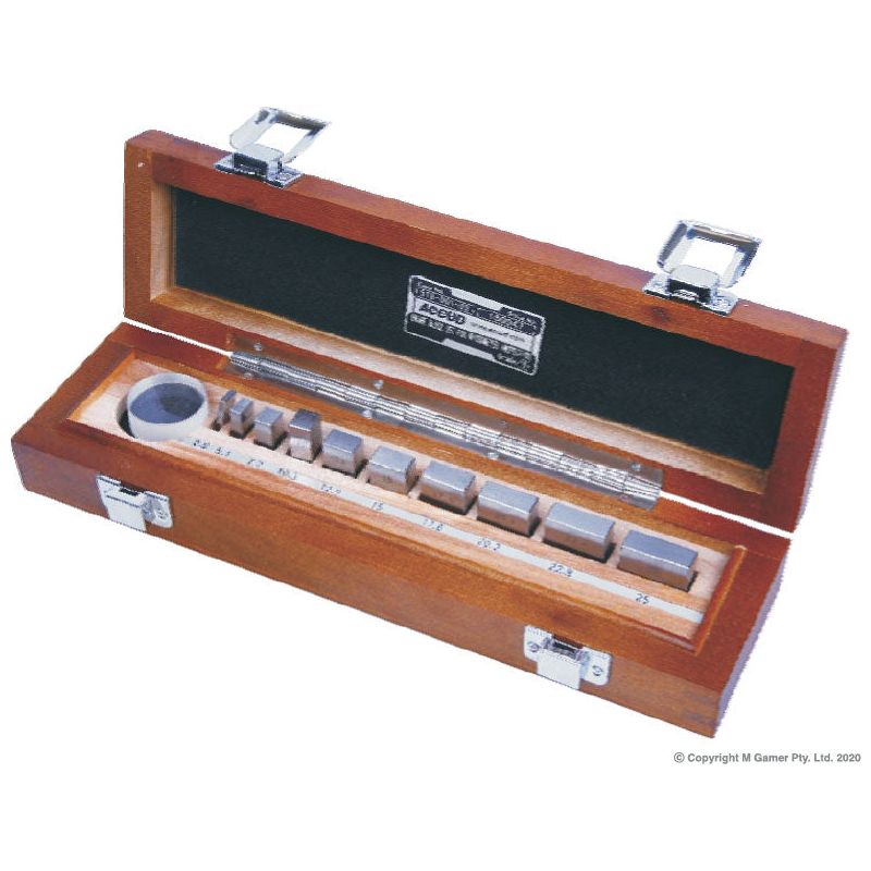Accud - Micrometer Inspection Set - Grade 0 (ISO3650) | AC-518-001-03