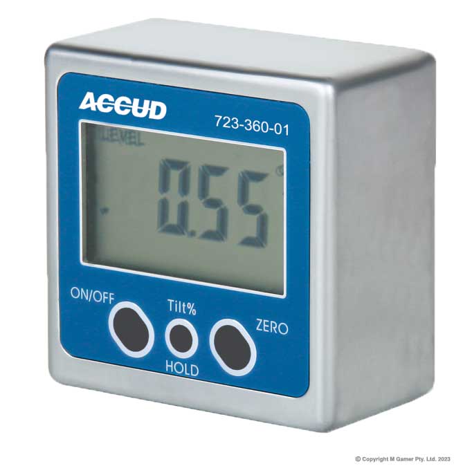 Accud - 0-360° Digital Level | AC-723-360-01