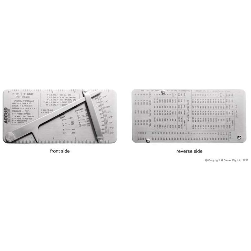 Accud - Pipe Pit Gauge | AC-748-012-01