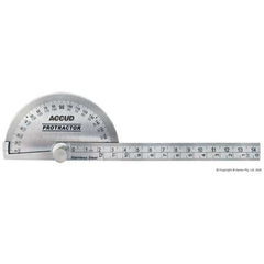 Accud - 0-180° Protractor, 85 X150mm | AC-811-180-11