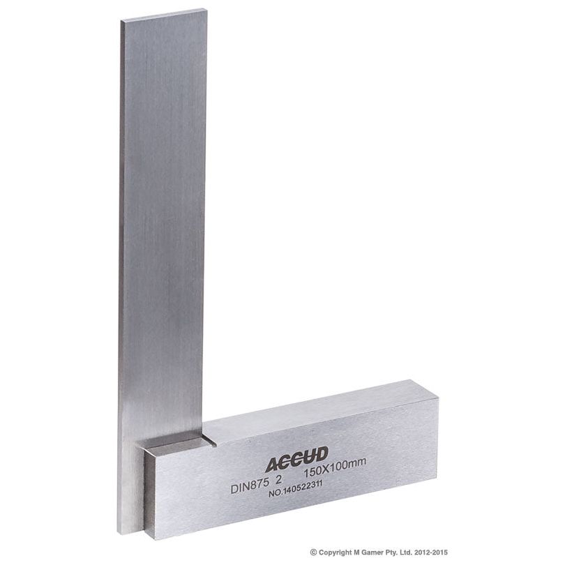 Accud - 150x100mm Machine Square with Wide Base | AC-845-006-02