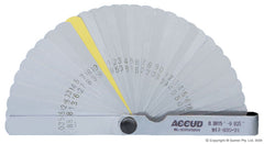 Accud - 0.0015" - 0.035" Feeler Gauge | AC-917-035-31