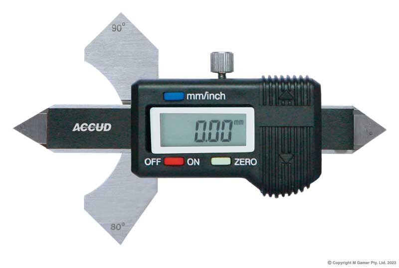 Accud - 0-20MM/0-0.8" Electronic Welding Seam Gage | AC-970-010-11