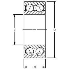 Timken - Ball Bearing - Farmline Disc Harrow - 17mm Bore | 5203PP4