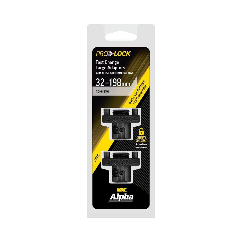 ALPHA Alpha Pro Lock Quick Change Large Adaptor Set (x2)