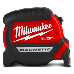 Milwaukee - Compact Magtc Tape Measure 8m/26ft | 48220526