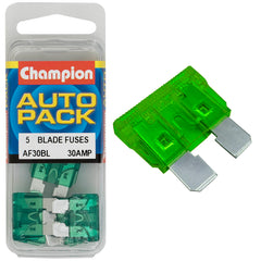 Champion - Fuses - Blade - AF - 30Amp - Green | AF30BL
