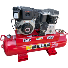MCMillan - AFD Series Diesel Compressors - ABAC pump 6.7Hp, Yanmar diesel, key start | AFD60-ES