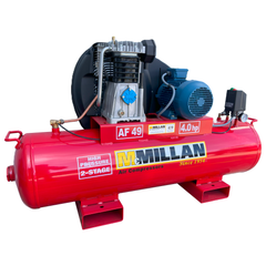 MCMillan - AF Series stationary 2-stage ABAC Australian build - max 160psi 4.0Hp, 415V | AF 49