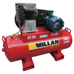 MCMillan - AF Series stationary 2-stage ABAC Australian build - max 160psi 7.5Hp, 415V | AF 60L
