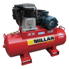 MCMillan - AF Series stationary 2-stage ABAC Australian build - max 160psi 10.0Hp, 415V | AF 70