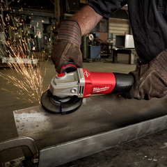 Milwaukee - 125mm (5") Angle Grinder - 1.250W | AGV13-125XSPDEB