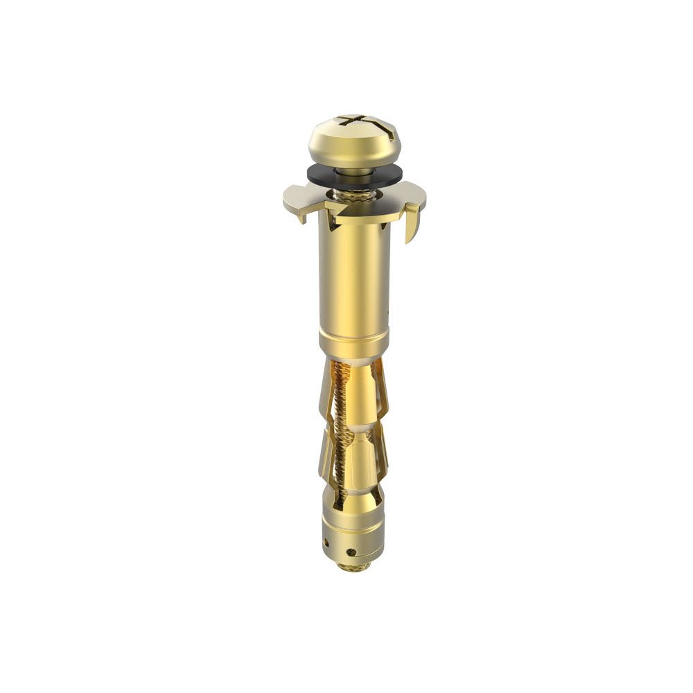 Bremick - Hollow Wall Anchor Zinc -16MM M4 x 8mm (Box of 100)