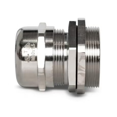 Alco - 40mm BRASS GLAND 18.0-25.0mm 15mm TL L/N | ALCBRGM40