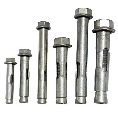 Alco - HEX HEAD SLEEVE BOLT MECH GAL 10mm x50mm PK 20 | ALCGFBAH1050