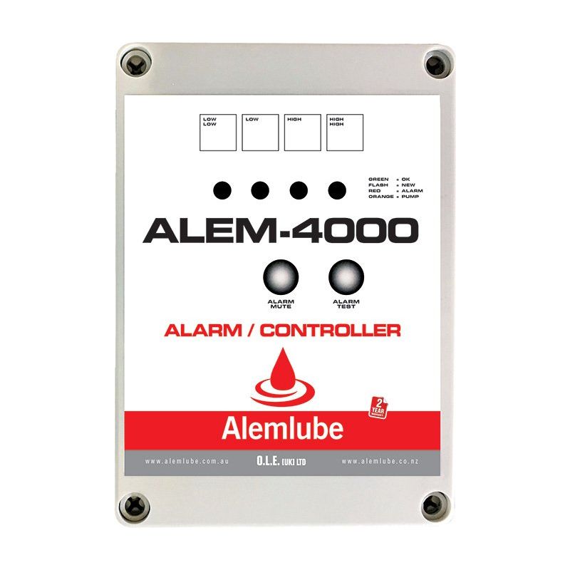 Alemlube - 240V Tank Gauge With Alarm | ALEM-4000-240