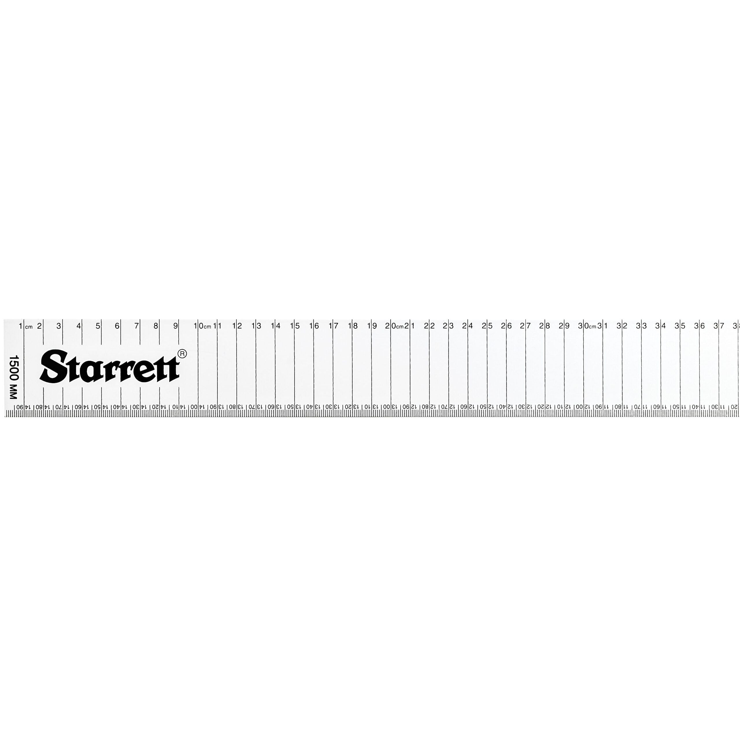 Starrett - Flat Aluminium Straight Edge Rule  1500 mm | AMSE-1500