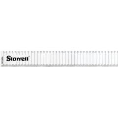 Starrett - Flat Aluminium Straight Edge Rule  1500 mm | AMSE-1500