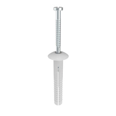 Bremick - Nail-In Nylon Mushroom 6.5 x 100mm (Box of 100)