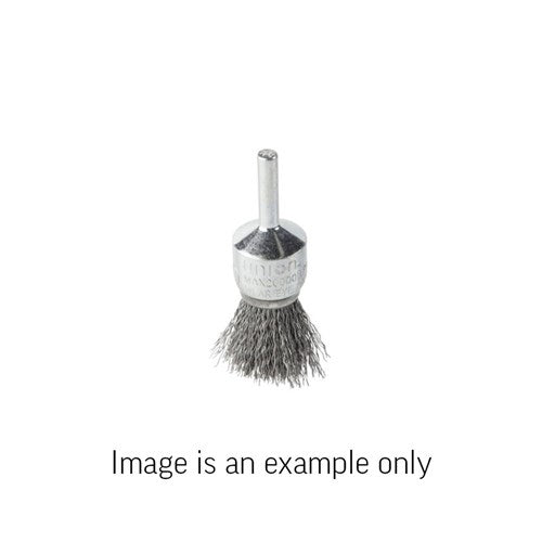 Union Spindle Mount Crimped Wire Brush