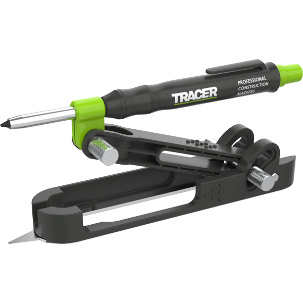 TRACER  Scribe Tool with Deep Hole Pencil and 6x Replacement Lead Holster