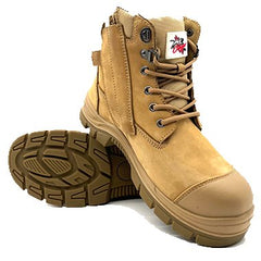 Maxisafe Cougar ARIZONA  6" Camel Waterproof Upper Side Zip Boot Composite Toe | ARIZONA