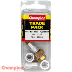 Champion - Rivet Nut Insert Aluminium M8 x 1.25 - Kit | ARN8-K