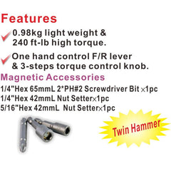 Trax - Manual Impact Screwdriver Set | ARX-3009