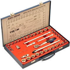 Trax - 40pc 3/8" Drive mm/SAE Socket Set | ARX-38040