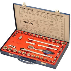 Trax - 40pc 3/8" Drive mm/SAE Socket Set | ARX-38040
