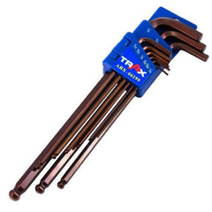 Trax - 9P x Long Imperial Ball Hex Key Set | ARX-66199