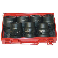 Trax - 7pc 1" Drive Short Imperial Impact Socket Set | AS-8008S