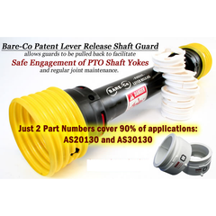 Bare-Co 40"(1m)Guard Small PTO Shfts