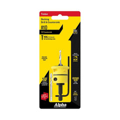 ALPHA Decking Countersink TCT No.10 with Spare Drill and Hex Key