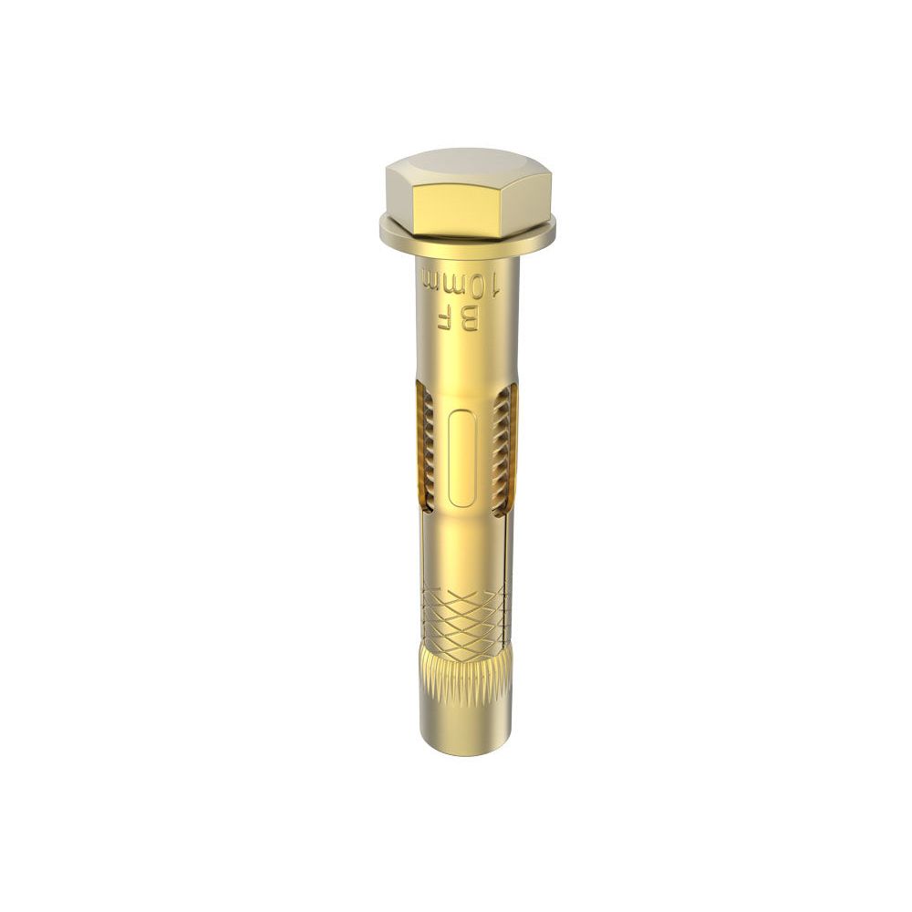 Bremick - Sleeve Anchor Flush Head Zinc 10 x 80mm (Box of 50)